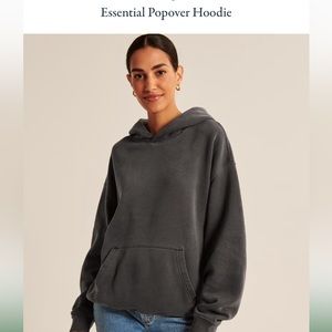 Abercrombie Unisex Dark Grey hoodie